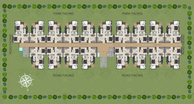 CLUSTER PLAN TOWER - F 1ST TO 10TH FLOOR